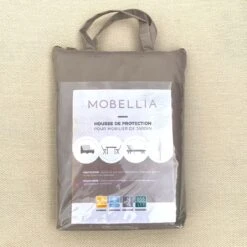 Housse De Protection Imperméable Pour Parasol Décentré H210 Cm - Taupe