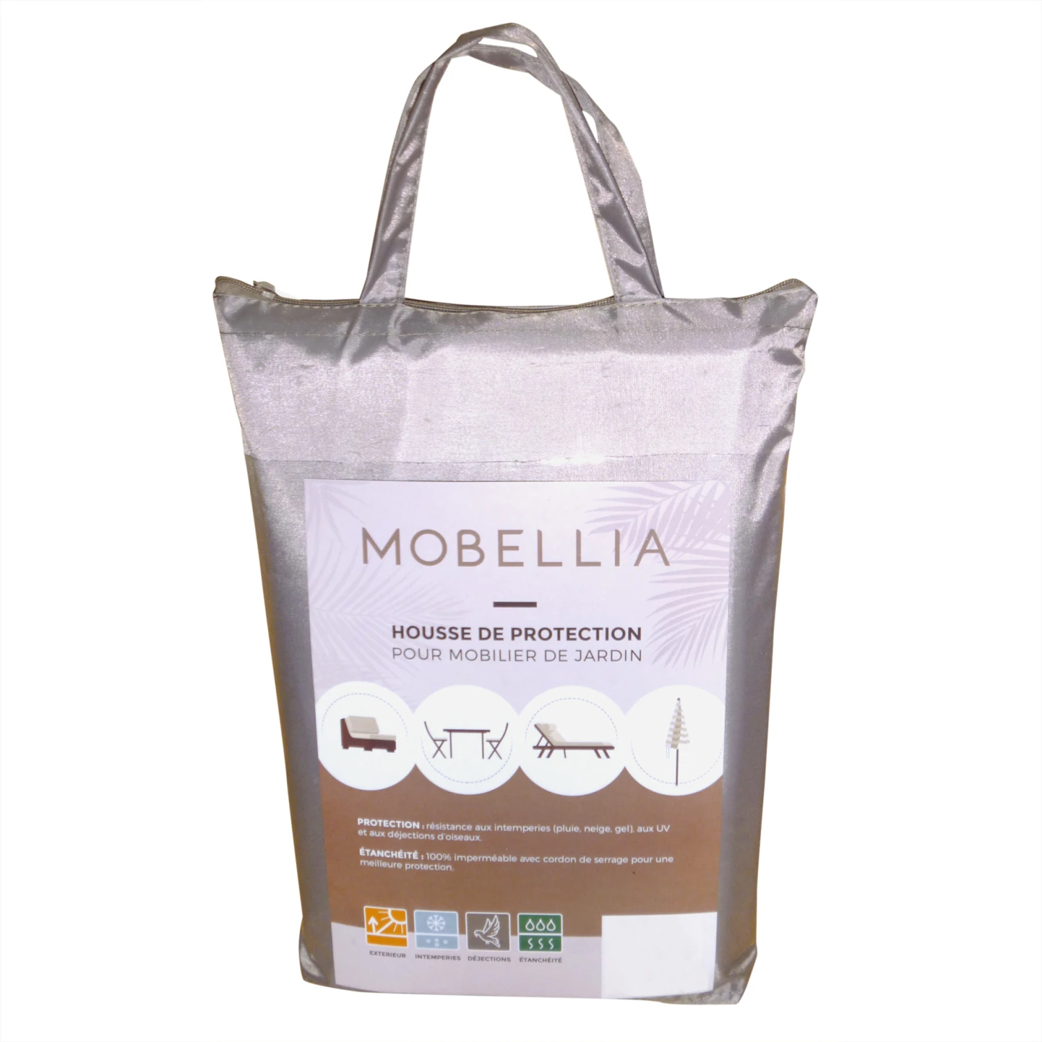 Housse De Protection Imperméable Pour Fauteuil De Jardin 120 X 105 Cm - Taupe 3 Housse De Protection Imperméable Pour Fauteuil De Jardin 120 X 105 Cm - Taupe