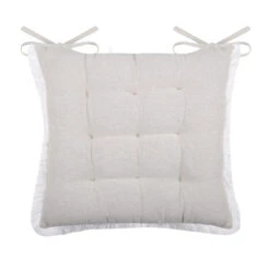 Coussin De Chaise Carré (40 Cm) Inboard Gris -Default Template 7 inboard galette 9pts 40x40 recto motifs verso uni finition franges 80821 1580719005