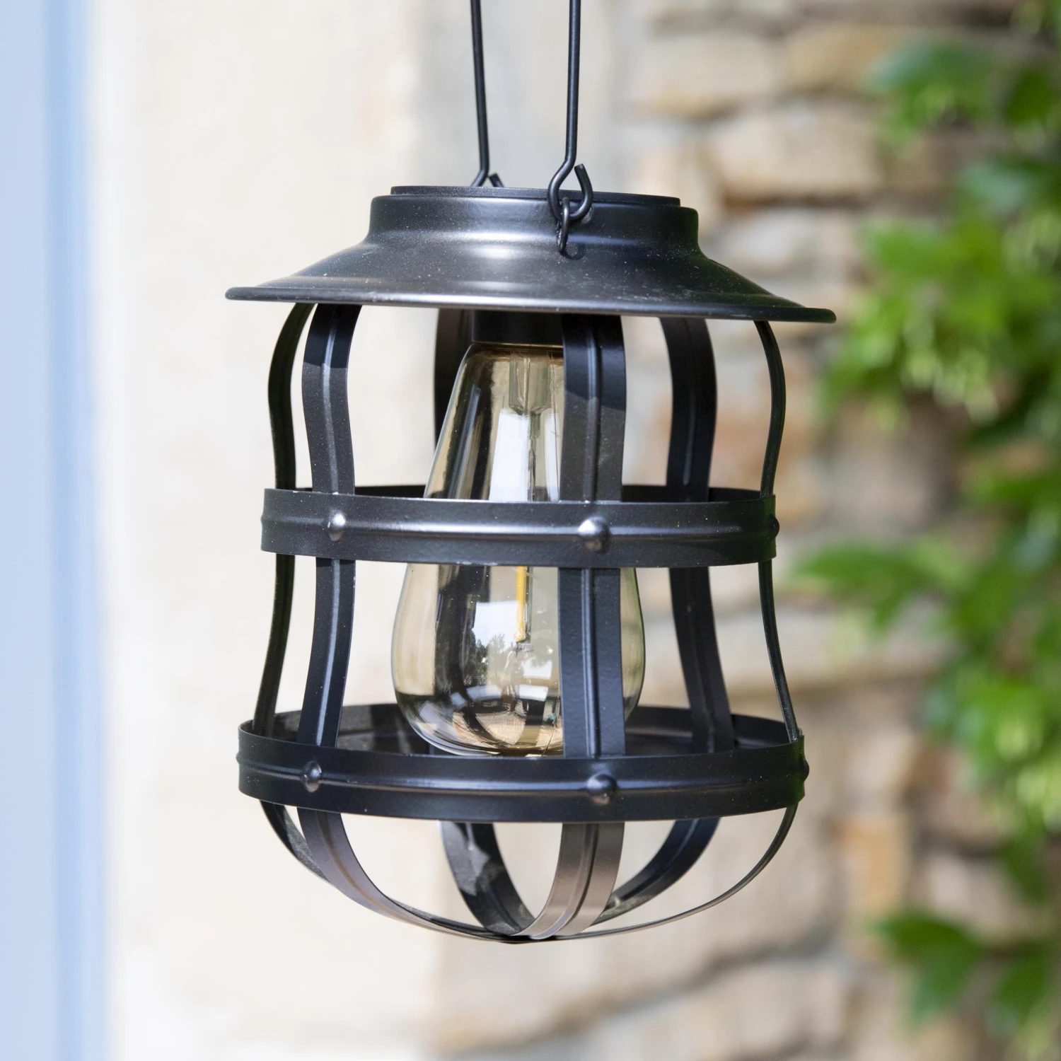 Lanterne Solaire à LED Indus - Noir 3 Lanterne Solaire à LED Indus - Noir