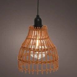 Suspension Rotin - Bois Naturel -Default Template 7 led lumiere fete fixe ext rieur w15 00 h14 00cm 1l nature 124671 1671182913