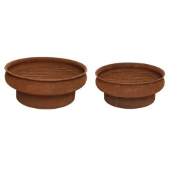Lot De 2 Braseros Rond Rouille -Default Template 7 lot de 2 brasro terra dia60 00l60 00w60 00 h24 00cm dia50 00l50 00w50 00 h24 00cm rouille 124713 1672652992