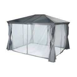 Lot De 4 Moustiquaires Pour Tonnelle Belize (3 X 3,6 M) - Ardoise -Default Template 7 lot de 4 moustiquaires pour tonnelle belize 3 x 3 6 m ardoise 92374 1622712667