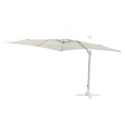 Parasol Déporté Bahia Carré (L3 X L3 M) - Blanc 6 Parasol Déporté Bahia Carré (L3 X L3 M) - Blanc -Default Template 7 parasol decentre 3x3m bahia blanc 76691