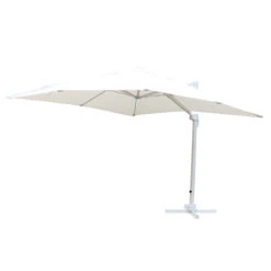 Parasol Déporté Bahia Rectangulaire (L4 X 3 M) - Blanc -Default Template 7 parasol decentre 3x4m bahia blanc 76742