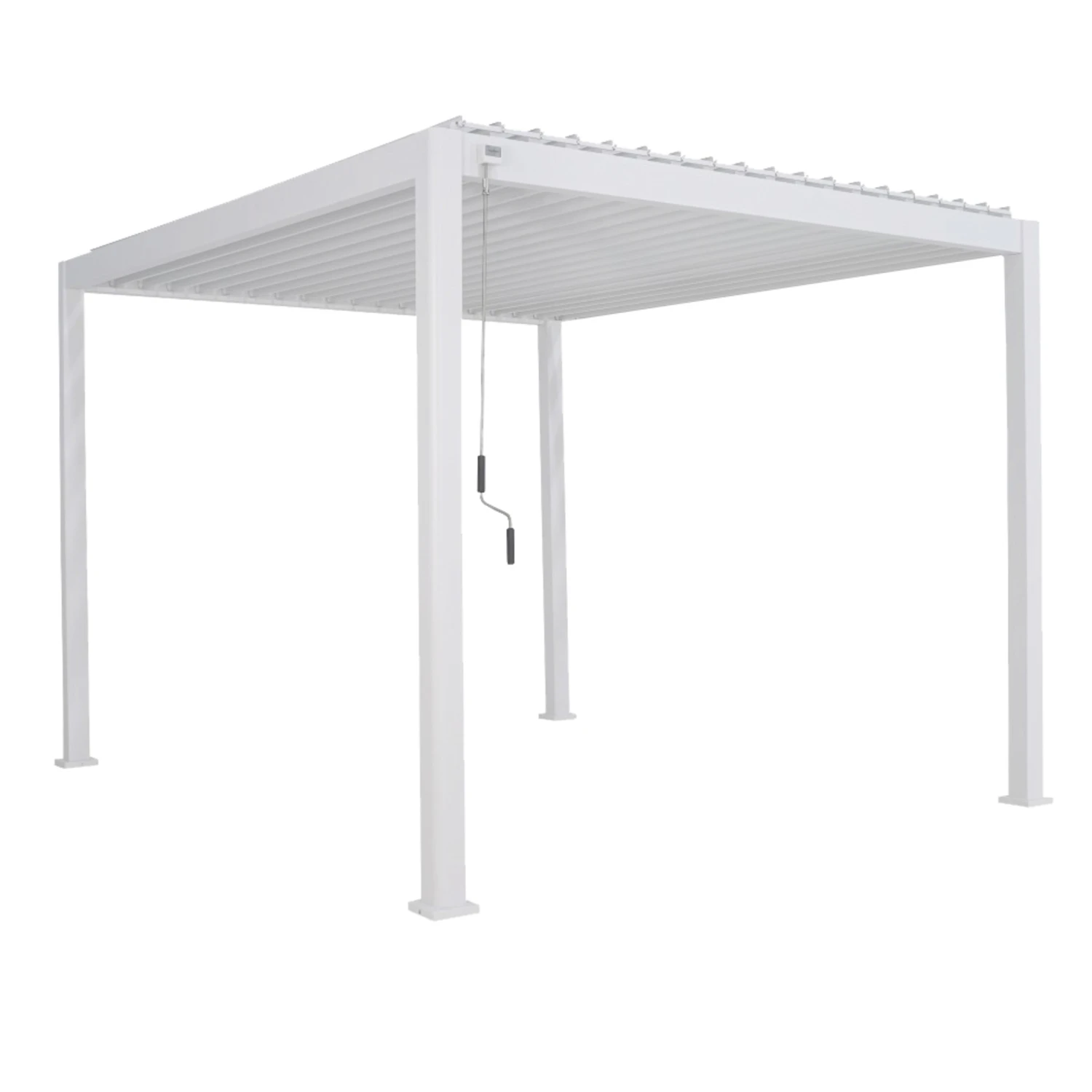 Pergola Evora PM (3,6 X 3,6 M) - Blanc 4 Pergola Evora PM (3,6 X 3,6 M) - Blanc – Image 2