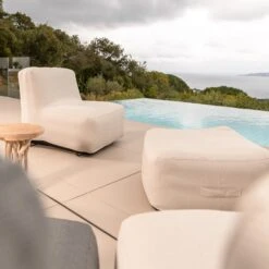 Pouf De Jardin Gonflable Carré Bubble - Taupe -Default Template 7 pouf de jardin gonflable carre taupe 111422 1648213685