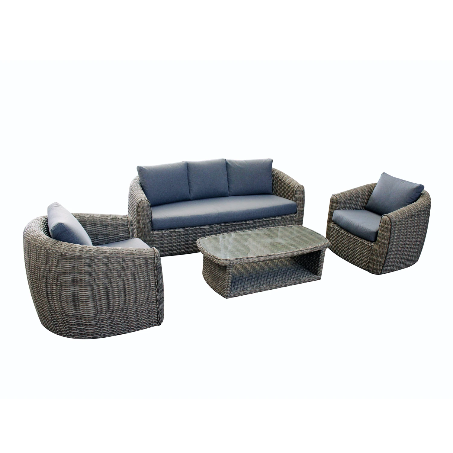 Salon De Jardin Merida Gris - 5 Places 9 Salon De Jardin Merida Gris - 5 Places â Image 7