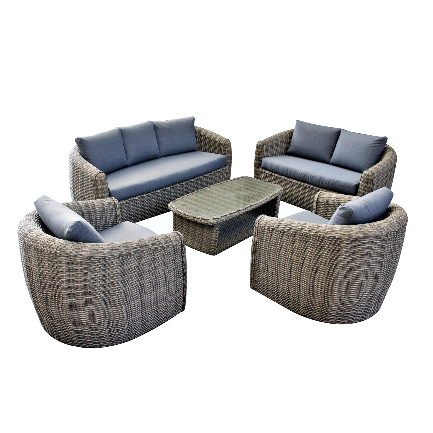 Salon De Jardin Merida Gris - 7 Places 10 Salon De Jardin Merida Gris - 7 Places – Image 8