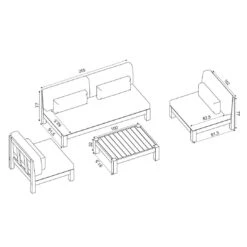 Salon De Jardin Borneo Naturel - 5 Places -Default Template 7 salon de jardin borneo naturel 5 places 68625 1685965137