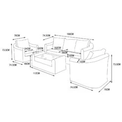 Salon De Jardin Calvi Blanc/Gris Clair - 5 Places -Default Template 7 salon de jardin calvi blanc gris clair 5 places 71346 1667832591