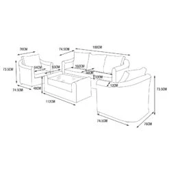 Salon De Jardin Calvi Sepia/Ecru - 5 Places -Default Template 7 salon de jardin calvi sepia ecru 5 places 63688 1667913623