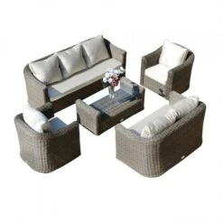 Salon De Jardin Calvi Sepia/Ecru - 7 Places 16 Salon De Jardin Calvi Sepia/Ecru - 7 Places -Default Template 7 salon de jardin capri sepia ecru 7 places 29626 3