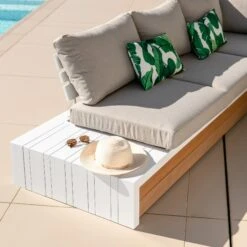 Salon De Jardin D'angle Manacor Blanc - 5 Places -Default Template 7 salon de jardin d angle manacor blanc 5 places 94678 1648463049