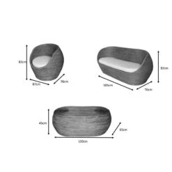 Salon De Jardin En Rotin Trinidad Naturel/Beige - 5 Places -Default Template 7 salon de jardin en rotin trinidad naturel beige 5 places 76859 1667901322