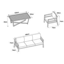 Salon De Jardin Mykonos Blanc - 5 Places -Default Template 7 salon de jardin mykonos blanc 5 places 68593 1667913996
