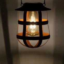 Lanterne Solaire à LED Indus - Rouille -Default Template 7 solar lampe suspendue metal fixe dia15 00 h19 00cm 1l brun rustique 124611 1671180693