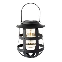 Lanterne Solaire à LED Indus - Noir 9 Lanterne Solaire à LED Indus - Noir -Default Template 7 solar lampe suspendue metal fixe dia15 00 h19 00cm 1l noir 124608 1671180530