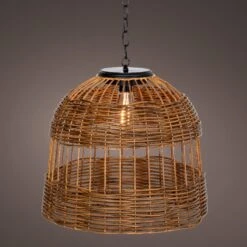 Suspension Solaire Lawa - Naturel -Default Template 7 solar lampe suspendue resine tressee 113204 1642598778