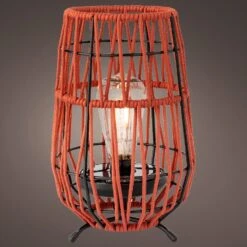 Lampe à Poser Fix - Rouge -Default Template 7 solar lanterne corde terre cuite 113174 1642600990