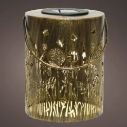 Lanterne Solaire à LED Natura - Or -Default Template 7 solar lanterne metal fixe dia14 00 h18 00cm 1l or 124662 1671182656