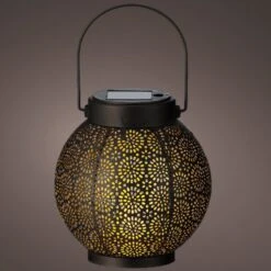 Lanterne Solaire à LED Orient - Blanc Chaud -Default Template 7 solar lanterne metal noir 113096 1642602152