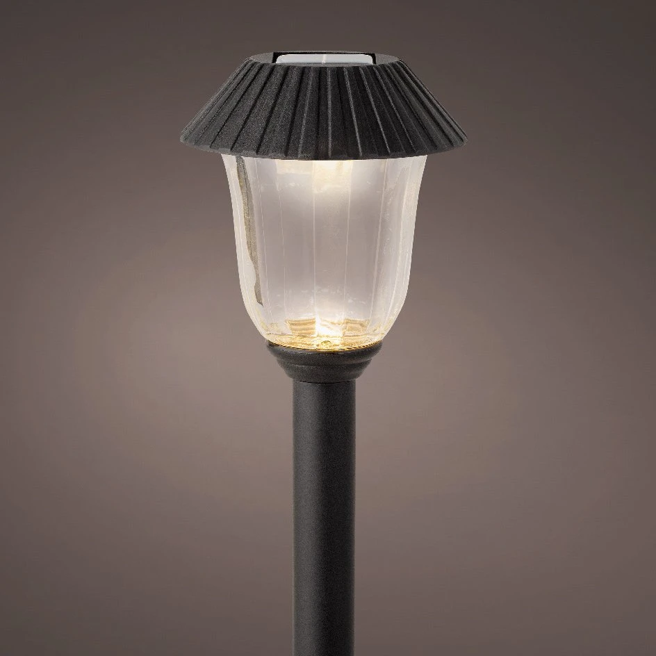 Lot De 4 Bornes De Jardin Solaire Swily - Blanc Chaud 5 Lot De 4 Bornes De Jardin Solaire Swily - Blanc Chaud – Image 3