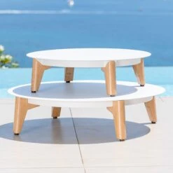 Table Basse De Jardin Ronde (D68 Cm) Monte Carlo - Blanc -Default Template 7 table basse de jardin dia 68cm monte carlo blanc 127700 1679304352