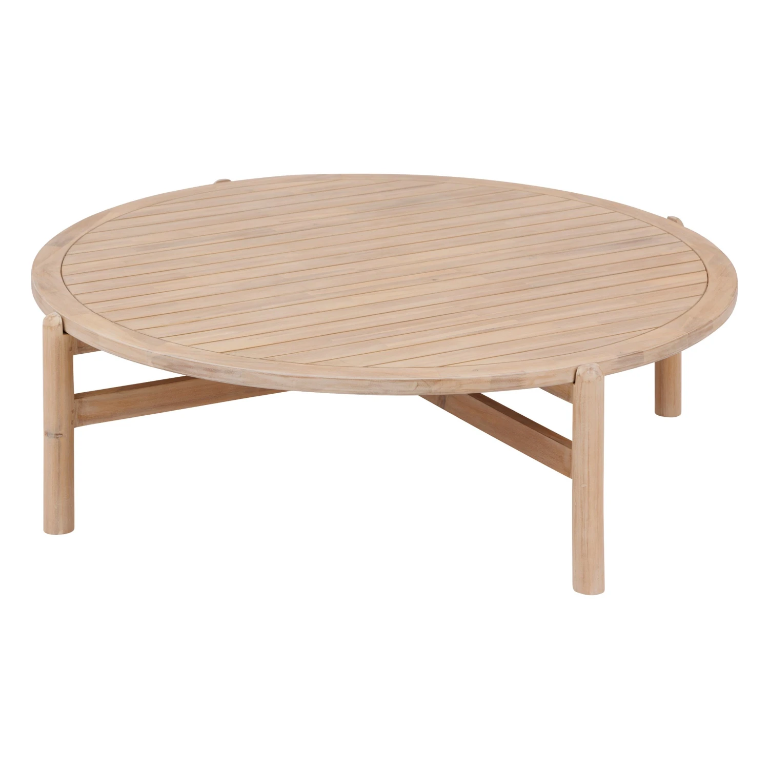Table Basse De Jardin Ronde Deona - Acacia 5 Table Basse De Jardin Ronde Deona - Acacia – Image 3
