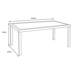 Table De Jardin 6 Places Aluminium/Céramique Torano (162 X 87 Cm) - Gris Anthracite/Blanc 15 Table De Jardin 6 Places Aluminium/Céramique Torano (162 X 87 Cm) - Gris Anthracite/Blanc -Default Template 7 table de jardin 6 places aluminium c ramique torano 162 x 87 cm gris anthracite blanc 99749 1667915498