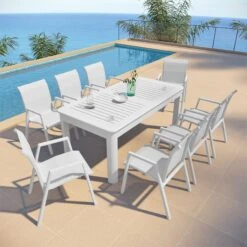 Table De Jardin Extensible 10 Places Verona (280 X 95 Cm) - Blanche 12 Table De Jardin Extensible 10 Places Verona (280 X 95 Cm) - Blanche -Default Template 7 table de jardin extensible 10 places verona 280 x 95 cm blanche 94648 1631006625