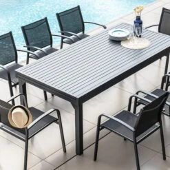 Table De Jardin Extensible 12 Places Aluminium Murano (320 X 100 Cm) - Gris Anthracite 13 Table De Jardin Extensible 12 Places Aluminium Murano (320 X 100 Cm) - Gris Anthracite -Default Template 7 table de jardin extensible 12 places aluminium murano 320 x 100 cm gris anthracite 76775 1648473691