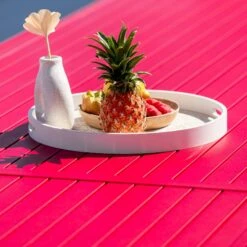 Table De Jardin Extensible 12 Places Aluminium Murano (320 X 100 Cm) - Rouge -Default Template 7 table de jardin extensible 12 places aluminium murano 320 x 100 cm rouge 76784 1655729759