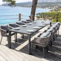 Table De Jardin Extensible 12 Places Aluminum Amalfi (300 X 96 Cm) - Gris Anthracite -Default Template 7 table de jardin extensible 12 places aluminum amalfi 300 x 96 cm gris anthracite 124917 1685706915