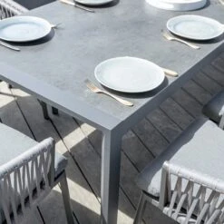 Table De Jardin Extensible 12 Places Aluminum Amalfi (300 X 96 Cm) - Gris Anthracite -Default Template 7 table de jardin extensible 12 places aluminum amalfi 300 x 96 cm gris anthracite 124917 1685707299
