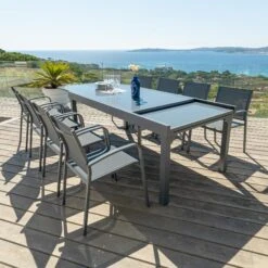 Table De Jardin Extensible 12 Places En Verre Murano (320 X 100 Cm) - Anthracite 15 Table De Jardin Extensible 12 Places En Verre Murano (320 X 100 Cm) - Anthracite -Default Template 7 table de jardin extensible 12 places en verre murano 320 x 100 cm anthracite 68605 1655725593