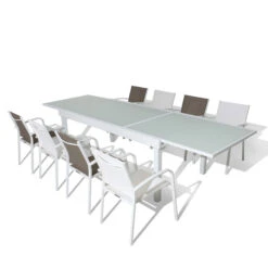 Table De Jardin Extensible 12 Places En Verre Murano (320 X 100 Cm) - Blanche 16 Table De Jardin Extensible 12 Places En Verre Murano (320 X 100 Cm) - Blanche -Default Template 7 table de jardin extensible 12 places en verre murano 320 x 100 cm blanche 76721 1585041258