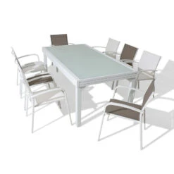 Table De Jardin Extensible 12 Places En Verre Murano (320 X 100 Cm) - Blanche 17 Table De Jardin Extensible 12 Places En Verre Murano (320 X 100 Cm) - Blanche -Default Template 7 table de jardin extensible 12 places en verre murano 320 x 100 cm blanche 76721 1585041335