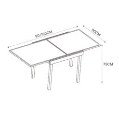 Table De Jardin Extensible 8 Places En Verre Murano (180 X 90 Cm) - Gris Ardoise 17 Table De Jardin Extensible 8 Places En Verre Murano (180 X 90 Cm) - Gris Ardoise -Default Template 7 table de jardin extensible 8 places en verre murano 180 x 90 cm gris ardoise 111431 1667898775