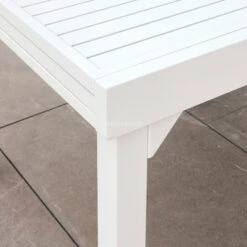 Table De Jardin Extensible 8 Places Aluminium Murano (180 X 90 Cm) - Blanche -Default Template 7 table de jardin extensible aluminium murano 180 x 90 cm blanche 76640 1582555652