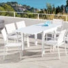 Table De Jardin Extensible 8 Places Aluminium Murano (180 X 90 Cm) - Blanche -Default Template 7 table de jardin extensible aluminium murano 180 x 90 cm blanche 76640 1583235012