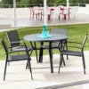 Table De Jardin 5 Places Aluminium Murano (D105 Cm) - Gris Anthracite -Default Template 7 table de jardin ronde aluminium murano d105 cm gris anthracite 76616 1582895894
