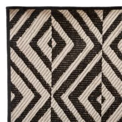 Tapis D'extérieur (120 X 160 Cm) Losange Noir -Default Template 7 tapis d ext rieur 120 x 160 cm losange noir 126636 1675174374