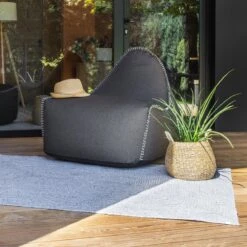 Tapis D'extérieur (120 X 170 Cm) Pablo Noir Cendré