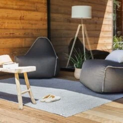 Tapis D'extérieur (160 X 230 Cm) Pablo Noir Cendré