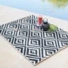 Tapis D'extérieur (120 X 160 Cm) Losange Noir 2 Tapis D'extérieur (120 X 160 Cm) Losange Noir -Default Template 7 tapis ext int color n b120x160 126636 1675174320
