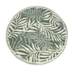Tapis D'extérieur (D150 Cm) Feuillage Vert