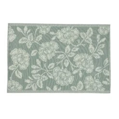 Tapis D'extérieur (120 X 180 Cm) Fleurs Vert
