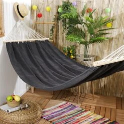 Toile De Hamac Nature Douce - Gris