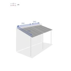 Toile De Pergola Belize (3,5 X 6 M) - Gris Ardoise -Default Template 7 toile de pergola belize 3 5 x 6 m ardoise 112928 1647591313